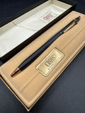 (B) Black And Gold Matte Cross Pen With Case WORKS // 2 Available // *** PRICED INDIVIDUALLY ***