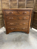 Antique Dresser with Acorn Handles, on Casters