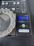 Pair of S. Kirk & Son Inc. Floral Embossed Sterling Silver Butter Pat Trays