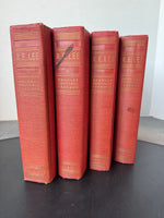 R.E. Lee: A Biography by Douglas Southall Freeman 1930’s Vintage 4-Volume Hardcover Book Set