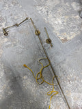 Brass Boston Hi Low Lamp AS IS