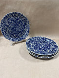 Bennington Pottery Blue Agate Plates #1629 (H) - Set Of 4
