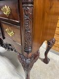 Antique Carved Low Boy