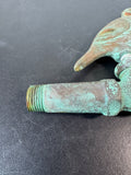 Solid Brass Quail Spigot with Patina