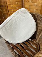 Adjustable Rattan Office Chair with Cushion