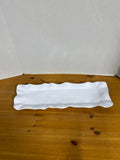 Nautica White Ocean Waves Serving Tray // 3 Available // PRICED INDIVIDUALLY