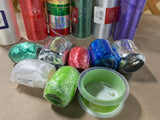 L- Curling Ribbon Lot, 14 rolls