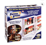 Sealed Swivel Store Shelf 20-Jar Spice Rack (4 AVAILABLE—PRICED INDIVIDUALLY AT $15 EACH)
