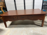 Brown Coffee Table with Drawer