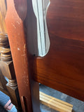 Queen Canopy Bed with Rails & Slats