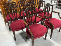 Federal Style Dining Chairs, Set of 8