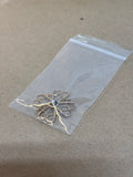 10K Gold Brooch with Diamond - 2.58g