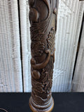 Pacific Coast Lighting Carved Resin Double Pull Switch Lamp (WORKS)