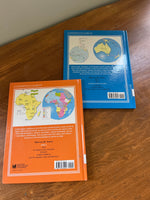 Homeschooling Book Lot BB, Geography, 4 hardcover books