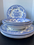 7-Piece Royal Stafford Blue Asiatic Pheasant China Set