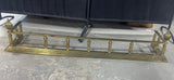 Brass Vintage Fireplace Fender