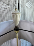 Pair of Lenox by Quoizel Porcelain & Brass 3-Way Lamps (WORKS)