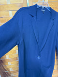 Navy Blue Talbots Knit Blazer Size L