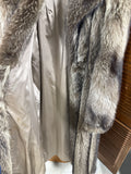 Womens Long Racoon Fur Coat