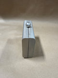Small Silver Metal Formal Clutch