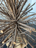 Rustic Tabletop Twig Tree in Burlap