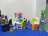 Cleaning Lot AA, Most products at least half full