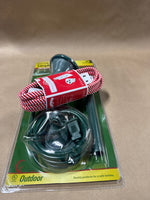 Flood Light And Christmas Braided Cord