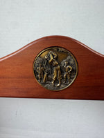 Wooden Golf Club & Ball Hanging Display