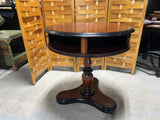 Bombay Round Accent Table with Sliding Doors