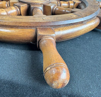 Vintage Wooden Ship’s Wheel