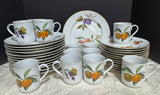 37-Piece Royal Worcester England Evesham Gold Trim China Set