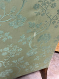 Green Upholstered Wingback Chair