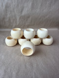 8 - Lightweight Wood Napkin Rings