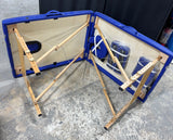 BestMassage Blue Adjustable & Portable Massage Table with Accessories