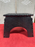 Black Plastic Folding Step Stool