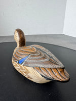 (B) Hutch Signed Jerry Hutchins 1979 Mallard Hen Wooden Duck Decoy