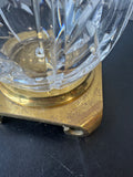 Waterford Crystal & Brass Table Lamp (WORKS)