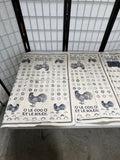 Tea Towel Lot E, 5 pc