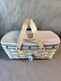 Williamsburg 2007 Basket Fest Longaberger Basket With Charms - Signed