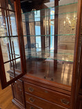 Jamestown Sterling Lighted 2 Piece China Hutch***HEAVY ITEM***READ DETAILS ON PICK UP POLICY***