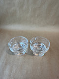 Clear Glass Candle Holders