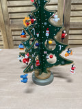 Wooden Christmas Tree With 24 Ornaments