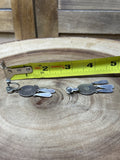 Silver (800) Screw-On Earrings