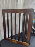 4-Panel Wooden Folding Pet Gate