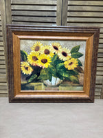Sunflower Print on Art Board