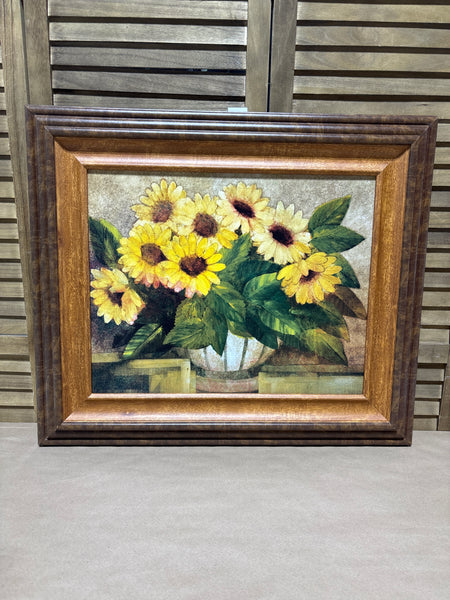 Sunflower Print on Art Board