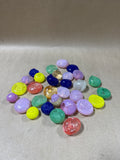 Multicolored Handblown Glass Gems