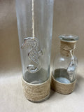 Yankee Candle Glass Jars With Twine And Seashell Charms - Pair