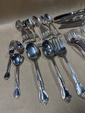 Silver Plate Flatware - 52 Pieces