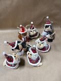 (A)Lot Of Pier 1 Straw Dog Ornaments — 7 Ornaments